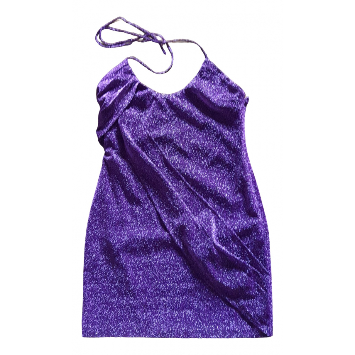 Glitter mini dress Meshki Purple size 